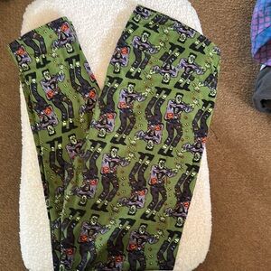 LuLaRoe Green Monster Leggings